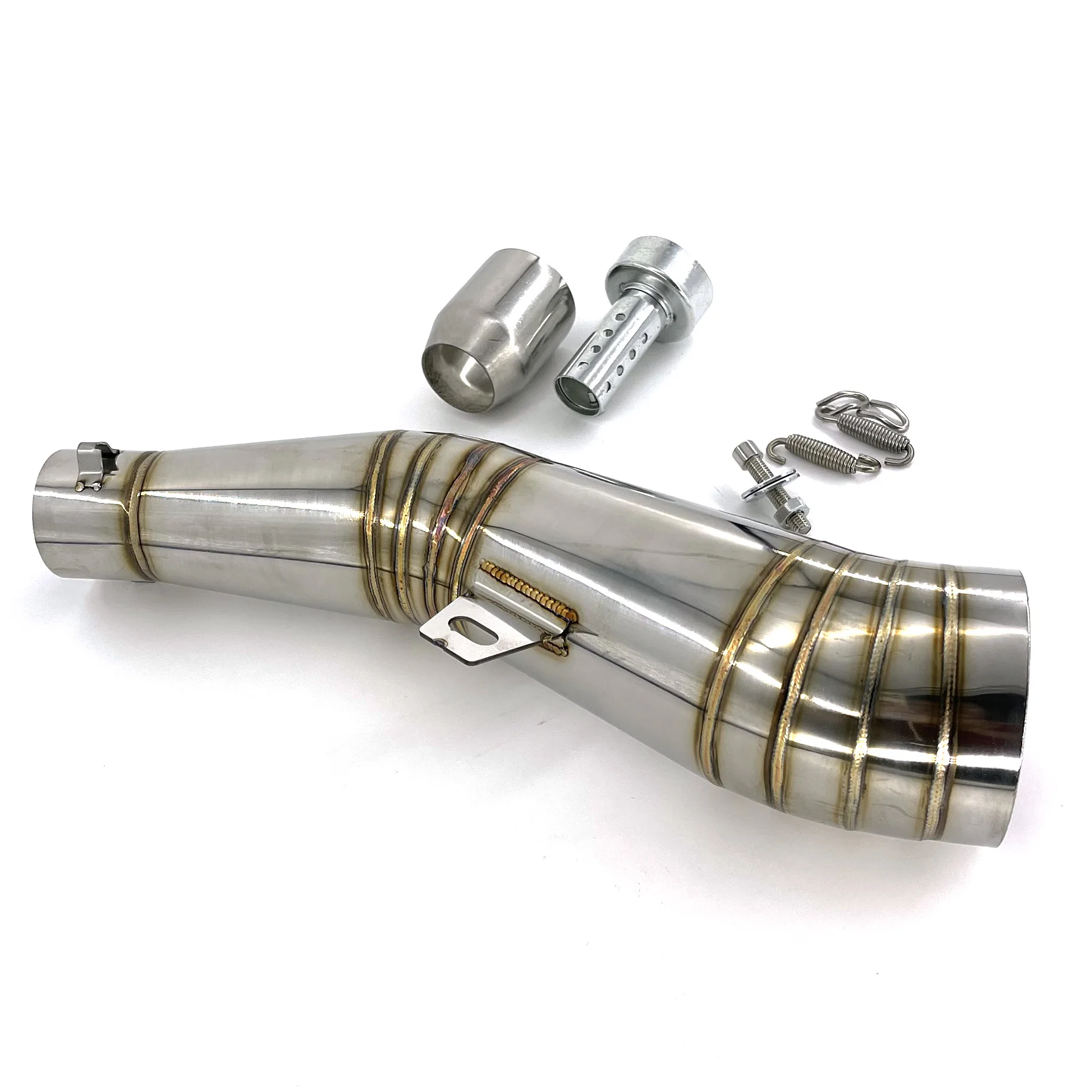 Universal stainless steel motorcycle exhaust muffler