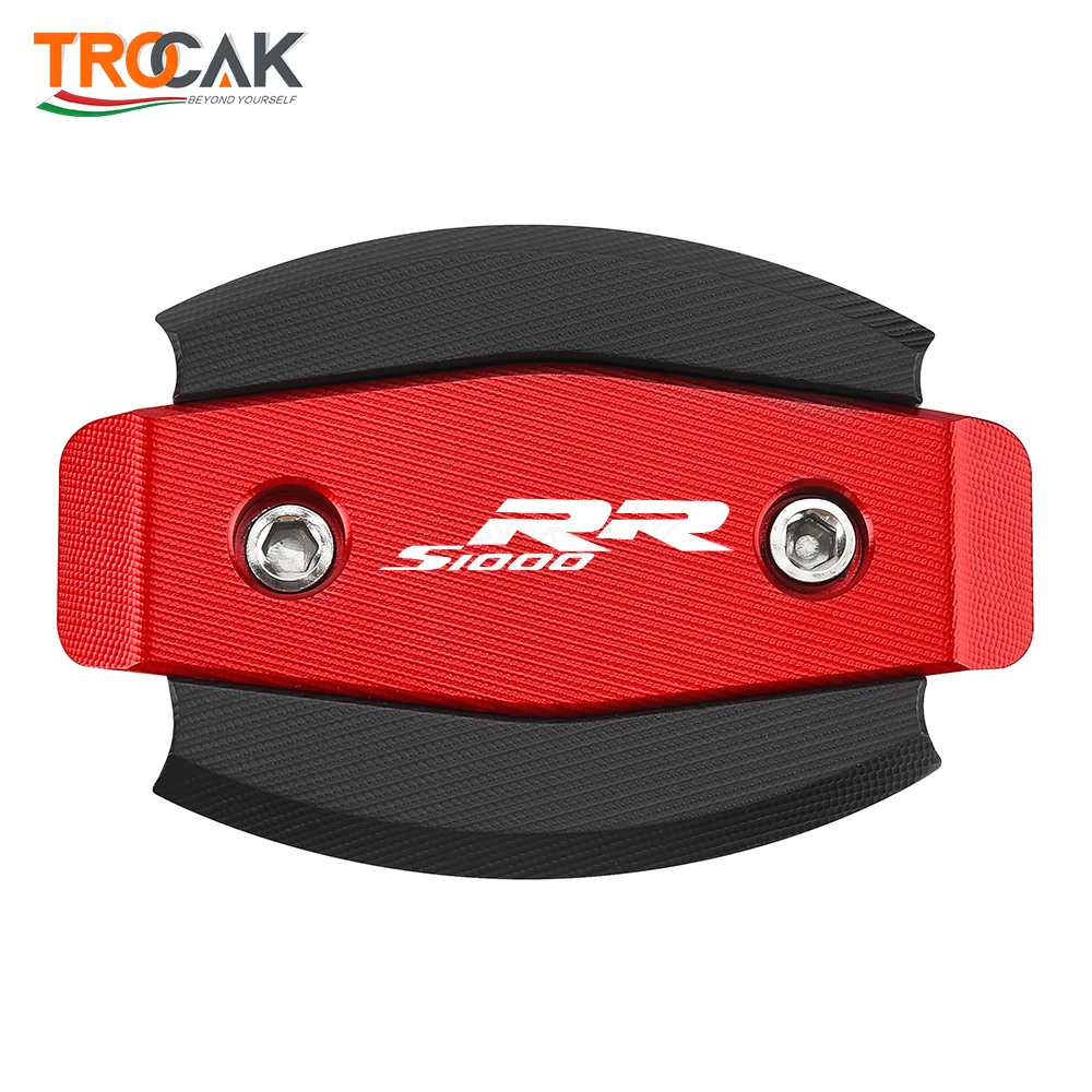 BMW S1000RR 2010-2014 frame sliders shown installed/positioned for crash protection