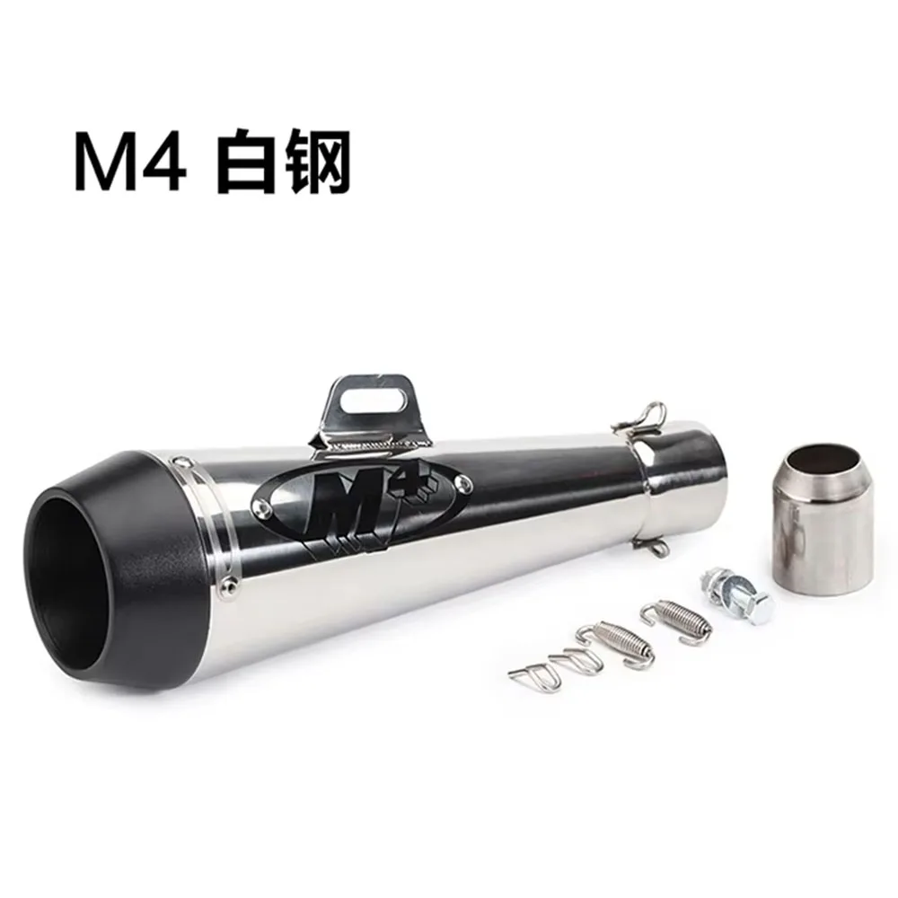 GP Moto slip-on exhaust pipe angle view