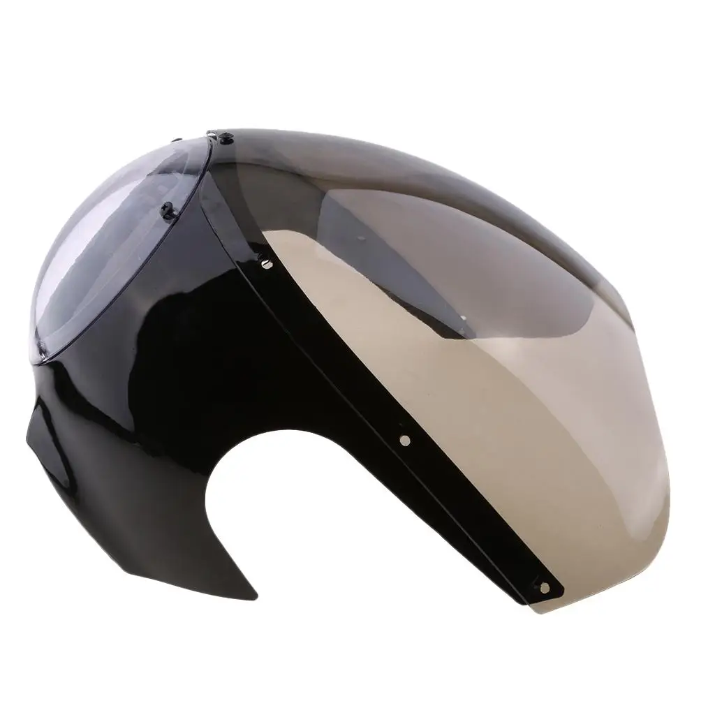 Universal Motorcycle Cafe Racer Headlight Fairing Cover With Bolts