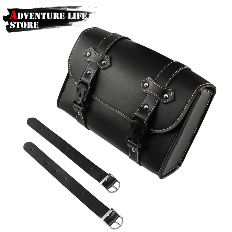Harley Sportster PU Leather Saddlebag - Tool Storage Pouch