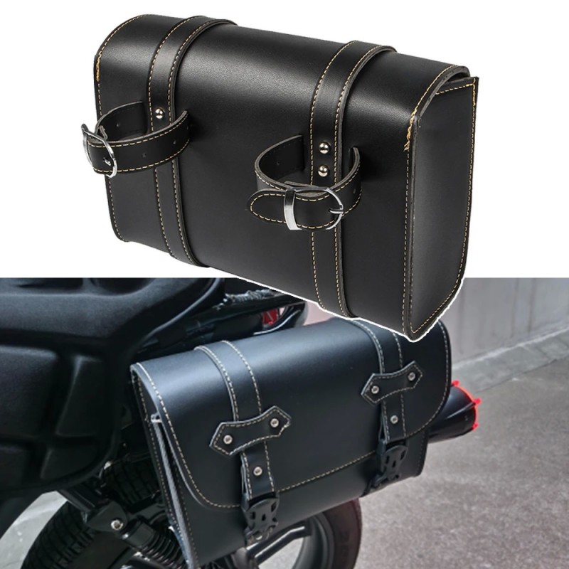 Harley Sportster PU Leather Saddlebag - Tool Storage Pouch