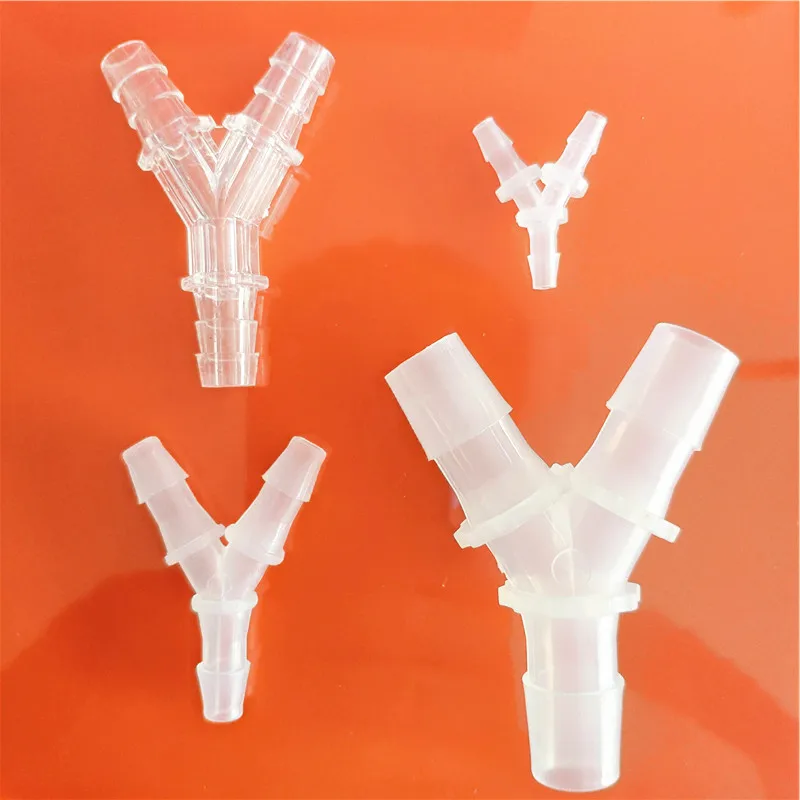 Y-Type Hose Tee Connectors for Aquariums - 2.4-19.5mm Sizes
