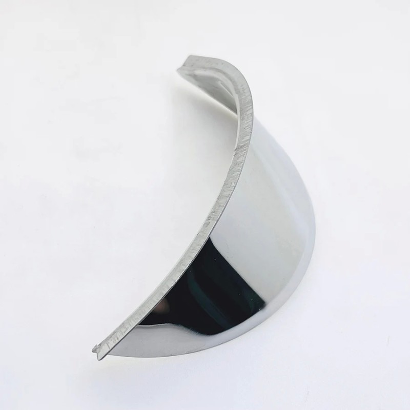 Universal Chrome Motorcycle Headlight Visor - 5.2