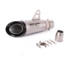 Universal Motorcycle Exhaust Pipe - 51-310mm Silencer for Yamaha, Honda, Suzuki, and More