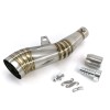 Universal Stainless Steel Motorcycle Exhaust Muffler (38-51mm)