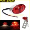 Universal 12V Vintage Cat Eye Taillight for Motorcycles