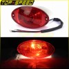 Universal 12V Vintage Cat Eye Taillight for Motorcycles