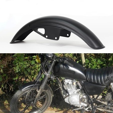 Retro Black Metal Mudguard for Suzuki GN125 & GN250