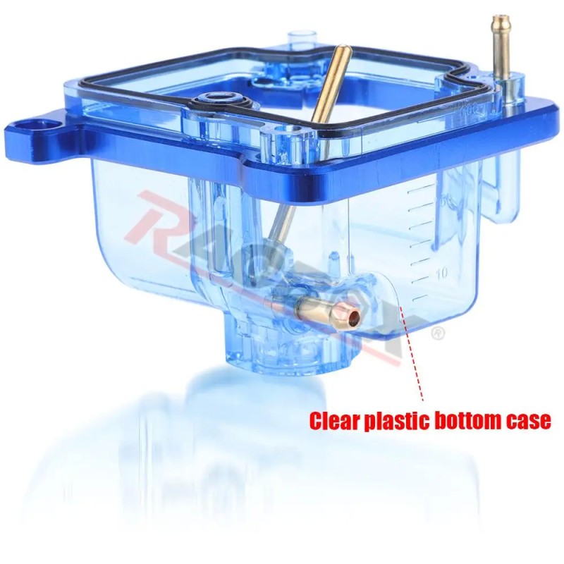 Transparent Carburetor Float Bowl with Oil Spill Hole for PWK Series