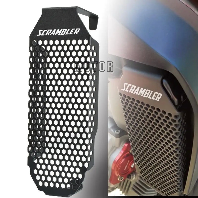 Ducati Scrambler 800 Oil Cooler Guard - Durable Aluminum Protector