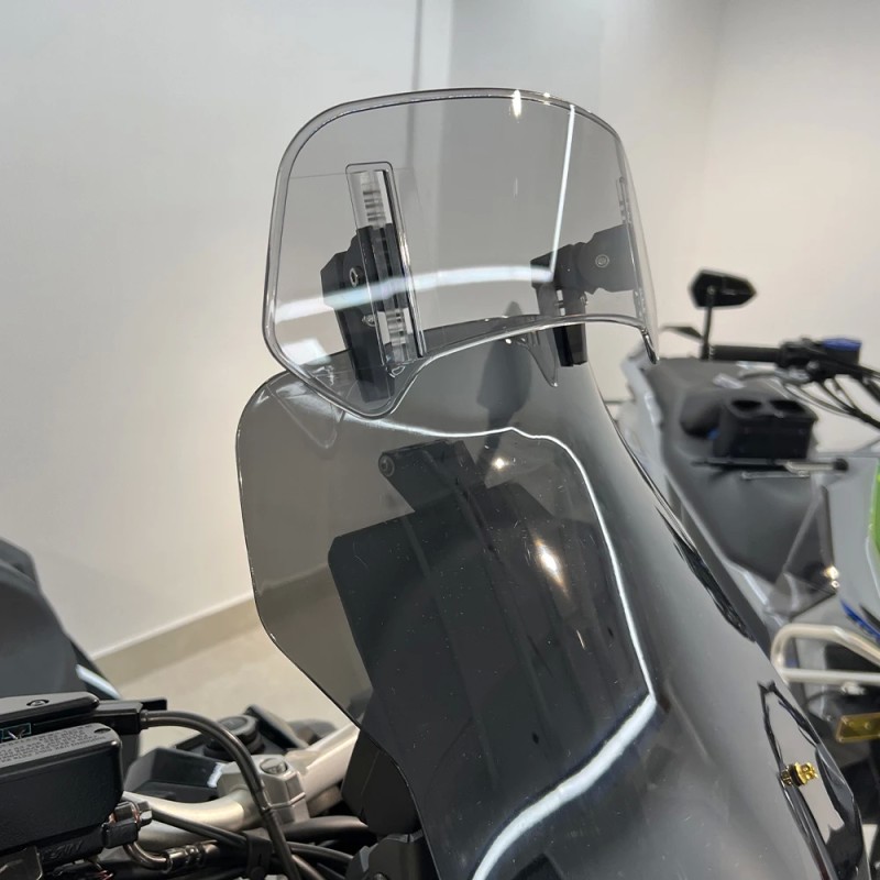 Adjustable Motorcycle Windshield Spoiler Deflector - Universal Fit