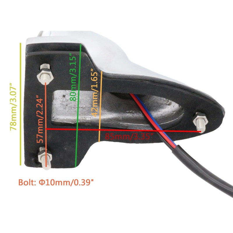 Custom LED Motorcycle Tail Light in Vintage Crocker Style