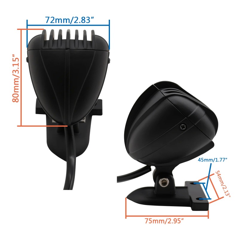 Retro Aluminum Motorcycle LED Tail Light for Chopper & Bobber