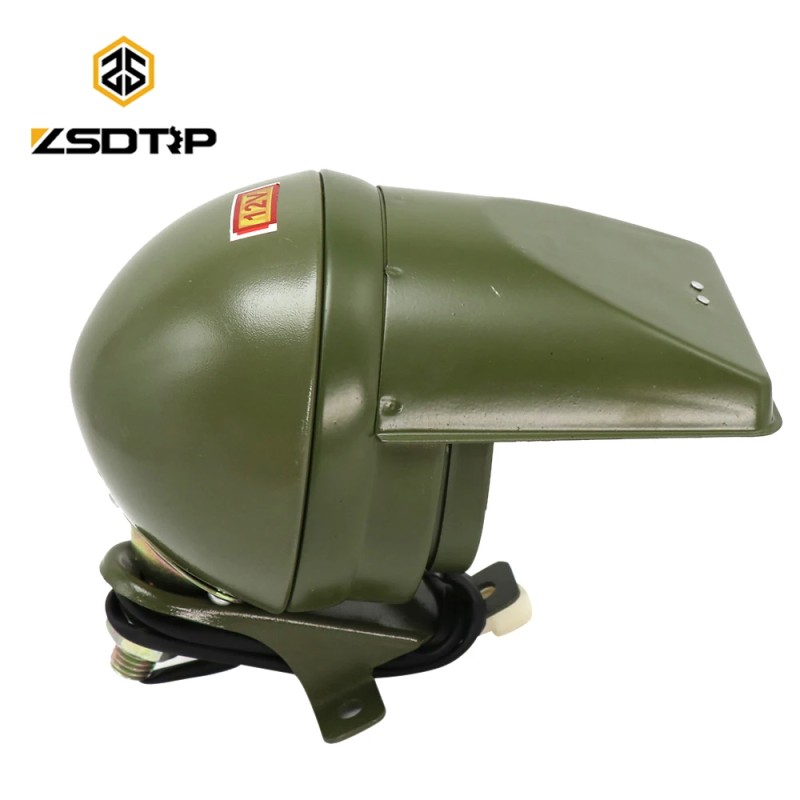 ZSDTRP Retro Ural Motorcycle Fog Lamp – Original Green