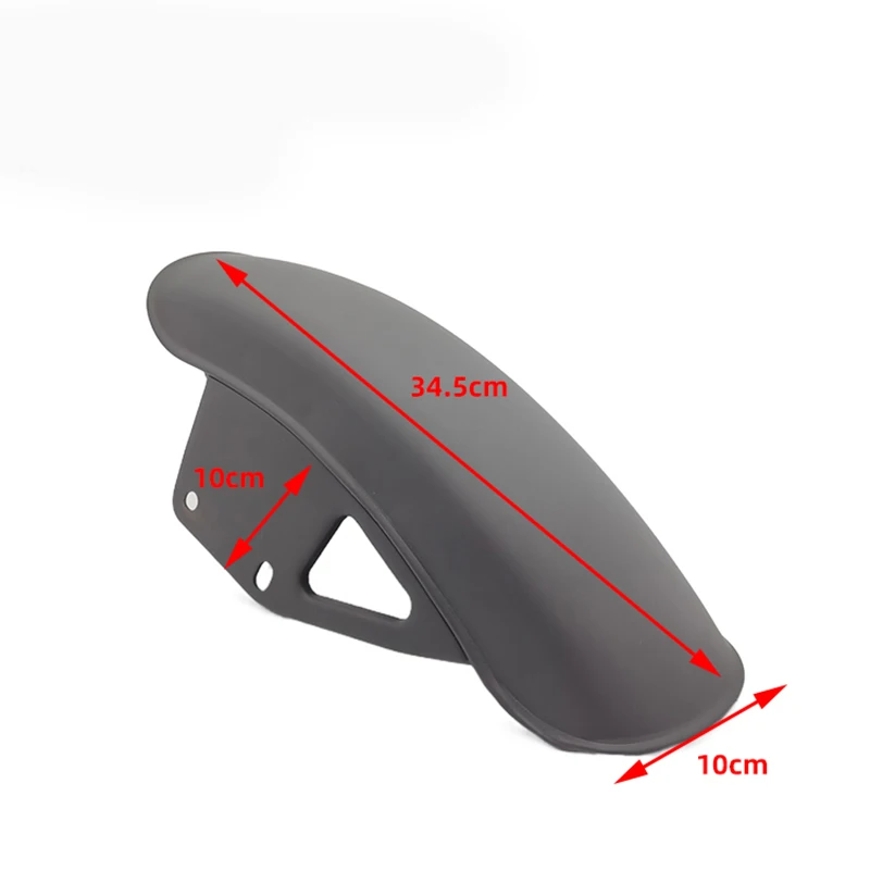 Suzuki GN125 GN250 Motorcycle Front Fender Mud Flap Guard - Black