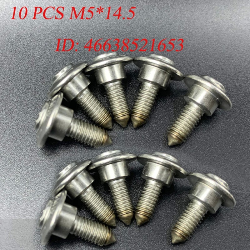 Stainless Steel M5 Screws for BMW Motorcycles - 10 Pack