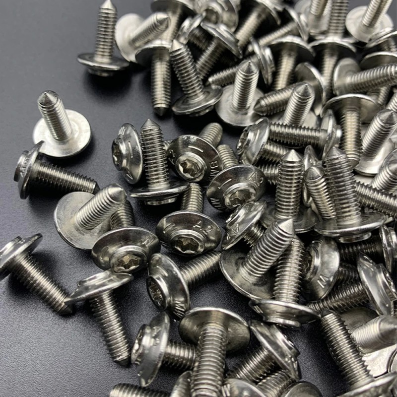 Stainless Steel M5 Screws for BMW Motorcycles - 10 Pack