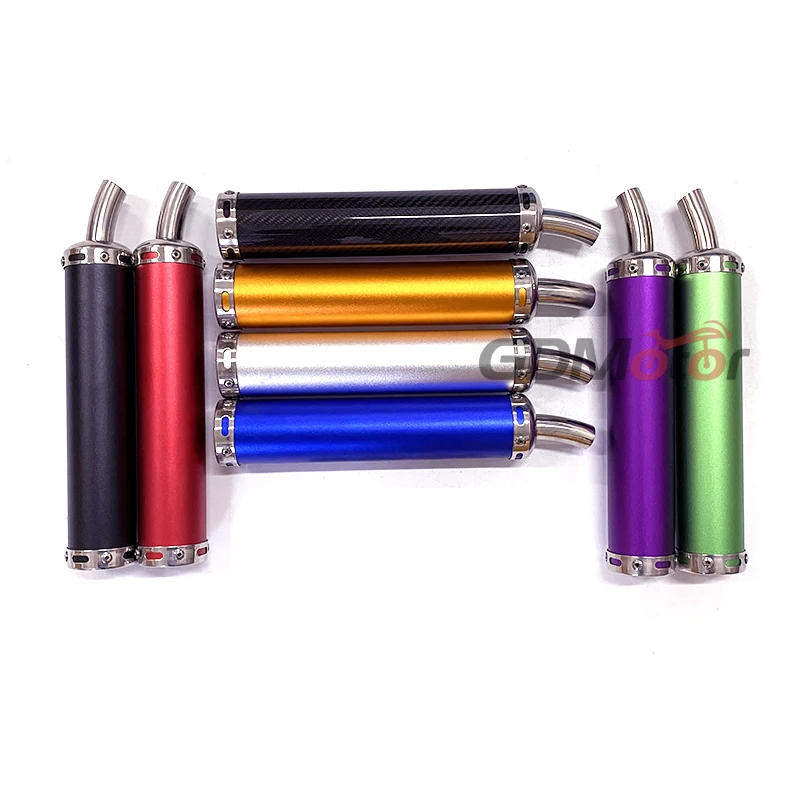 Universal Metal Motorcycle Racing Exhaust Pipe - 60x280mm