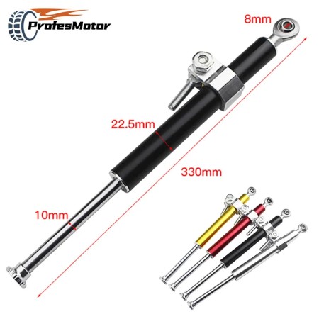 Universal 330MM Aluminum Alloy Motorcycle Steering Damper