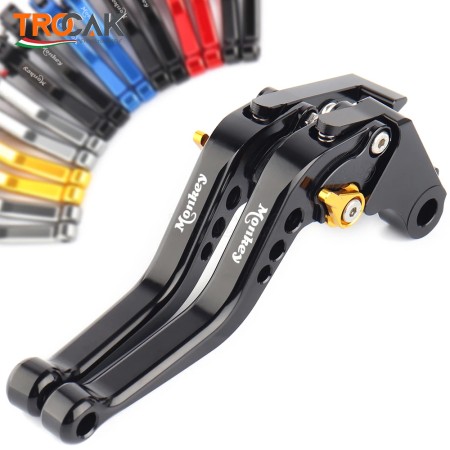 Adjustable CNC Brake and Clutch Levers for Honda Monkey Z125 (2019-2022)