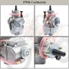 PWK Universal Motorcycle Carburetor - 21-34mm for Racing
