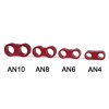 Aluminum Hose Separator Clamp Kit - AN4 AN6 AN8 AN10