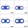 Aluminum Hose Separator Clamp Kit - AN4 AN6 AN8 AN10
