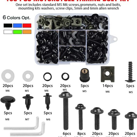 Aluminum Fairing Bolts and Screws Kit for Honda CBR Series