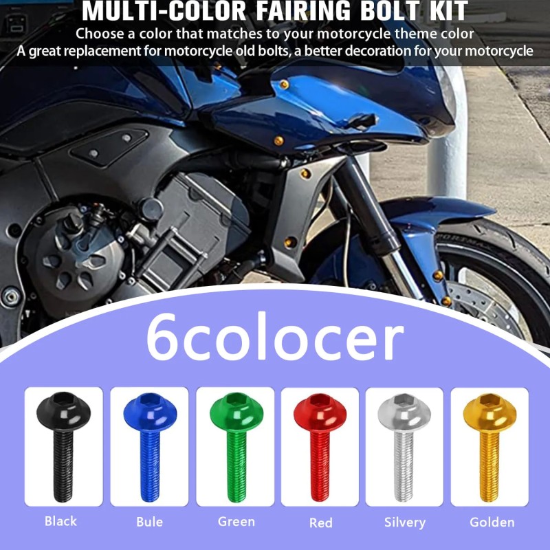 Aluminum Fairing Bolts and Screws Kit for Honda CBR Series