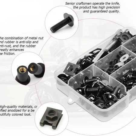 Aluminum Fairing Bolts and Screws Kit for Honda CBR Series