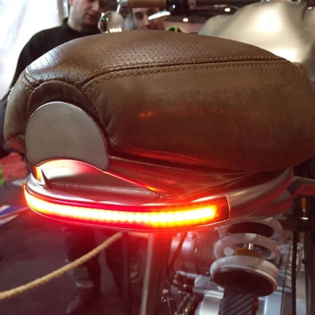 LED Motorcycle Brake & Turn Signal Light Strip for Cafe Racer
