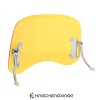 Universal Motorcycle Windshield - Clear/Black/Yellow