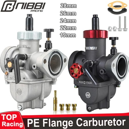NIBBI Flange Carburetor for 50cc to 250cc GY6 Engines