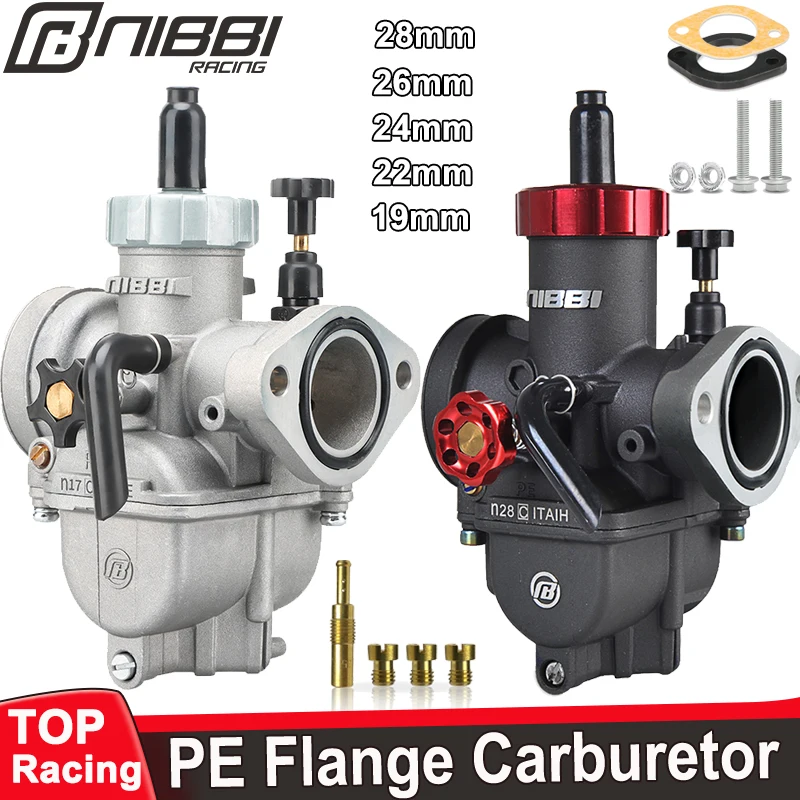 NIBBI Flange Carburetor for 50cc to 250cc GY6 Engines
