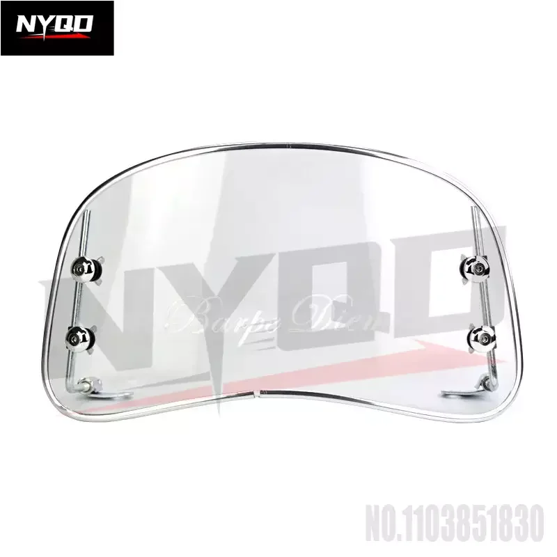 NS125LA Vintage Motorcycle Windshield - Victorian Style