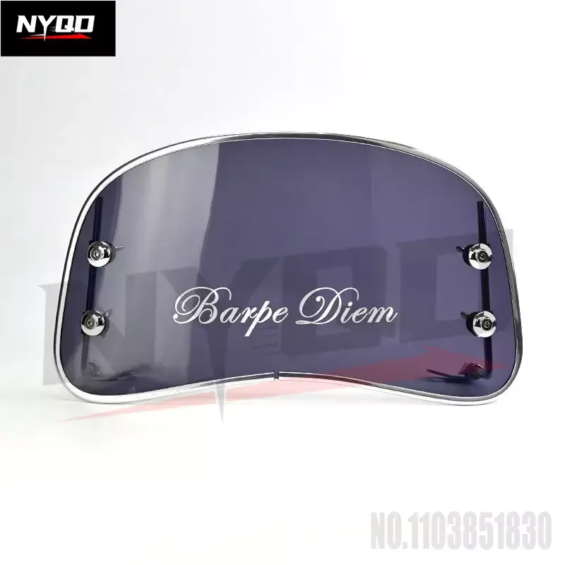 NS125LA Vintage Motorcycle Windshield - Victorian Style
