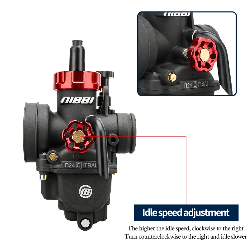 NIBBI Carburetor Idle Speed Adjusting Screw Kit for PWK & PE Models