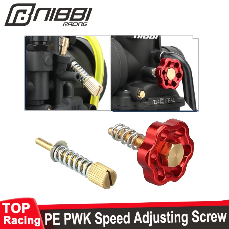 NIBBI Carburetor Idle Speed Adjusting Screw Kit for PWK & PE Models