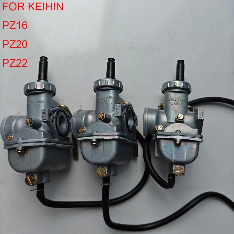 Carburetor with Hand Choke for Keihin Engines (16mm, 20mm, 22mm)
