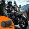 Waterproof Leather Motorcycle Front Fork Handlebar Bag