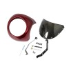Honda Café Racer Front Headlight Fairing Windshield – Red/White