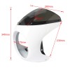 Honda Café Racer Front Headlight Fairing Windshield – Red/White