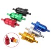 8mm Aluminum Motorcycle Fuel Filter Kit - Reusable & Cleanable
