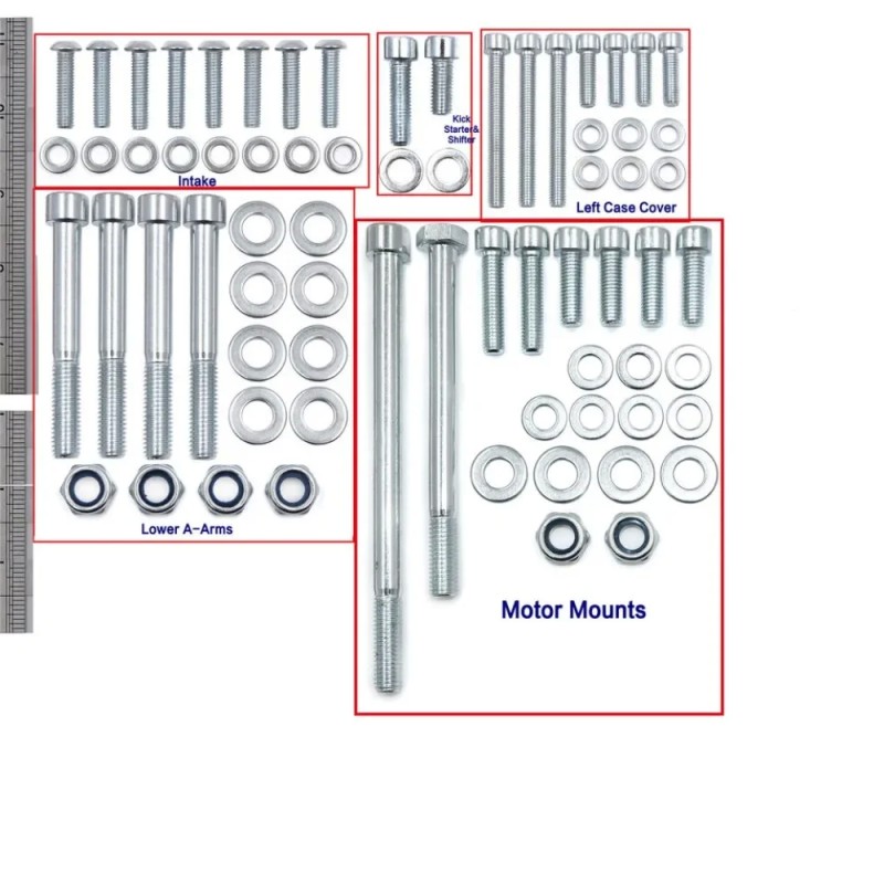 632-Piece Carbon Steel Bolt Kit for Yamaha Banshee (1987-2006)