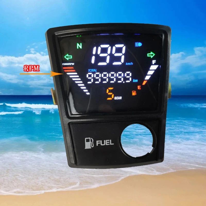 Honda Super Cub C70 C90 LED Digital Speedometer & Odometer