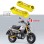 Honda Monkey 125 Rearview Mirror Extension Risers