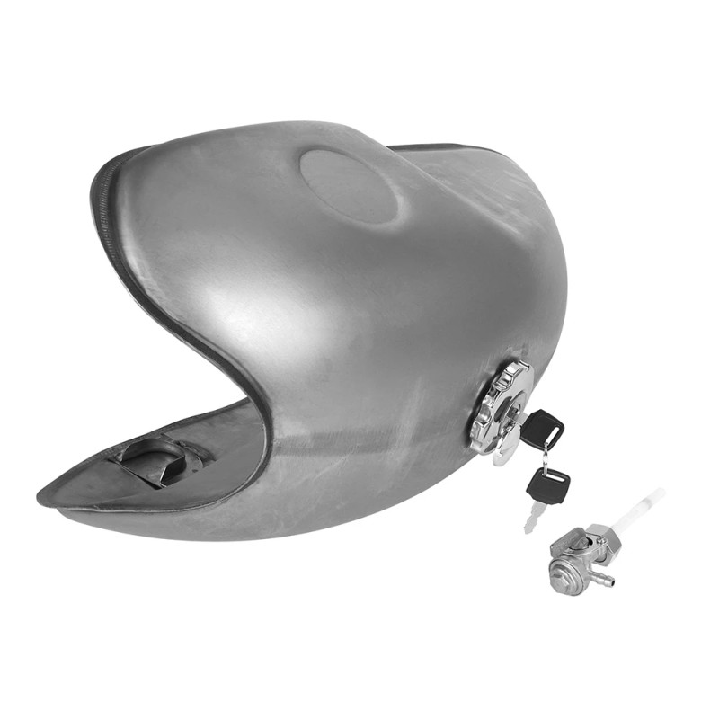 Universal Unpainted 10L Motorcycle Gas Tank for Cafe Racers