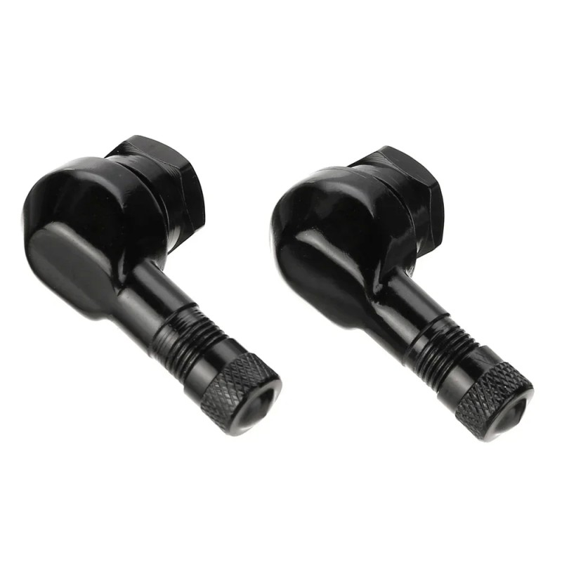 Universal 90 Degree Aluminum Motorcycle Tire Valve Stems (2 Pcs)