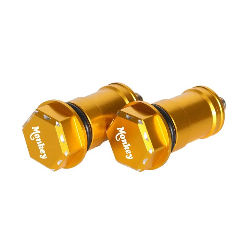 Aluminum Seat Bolts with Monkey Logo for Honda Monkey 125 (2018-2025)